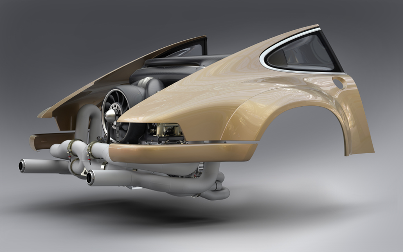 Illustration for article titled Singer Teams Up With Williams For Bonkers Air-Cooled 500 HP Engines